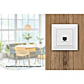 Siemens DELTA Mega Netzwerk-Anschlussdose SIE044103 (Polar Weiß, Glänzend, 1 Stk.) | BAUHAUS