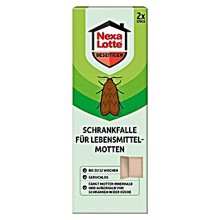 Nexa Lotte Beseitigen Lebensmittelmottenfalle (2 Stk., L x B x H: 12 x 73 x 196 mm)
