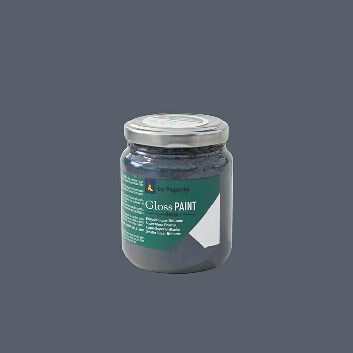 La Pajarita Pintura Gloss Paint dark iron, 175 ml (Brillante)