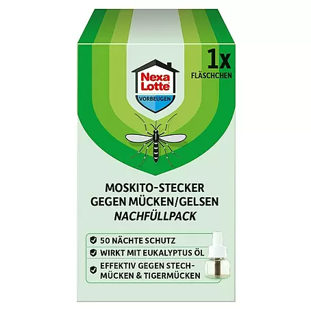 Nexa Lotte Vorbeugen Stechmückenschutz-Nachfüllpackung Moskito-Stecker