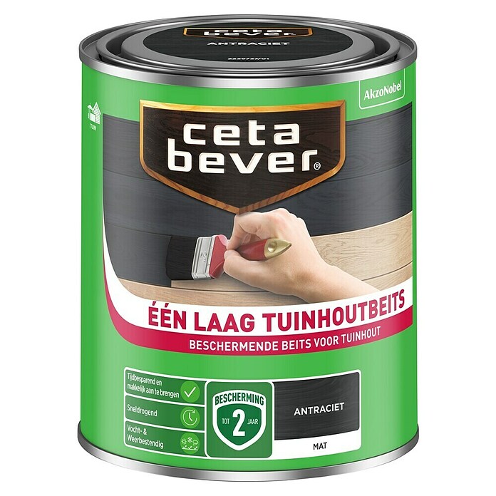 Cetabever Houtbeits (Antraciet, 750 ml, Mat) | BAUHAUS
