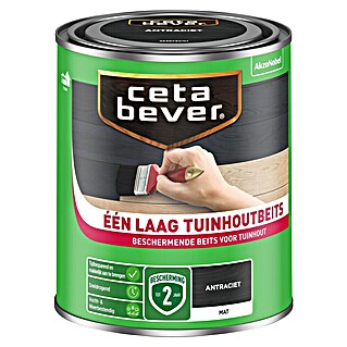 Cetabever Eén laag-beits (Antraciet, 750 ml, Mat)