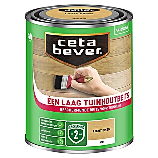 Cetabever Eén laag-beits (Licht Eiken, 750 ml, Mat)