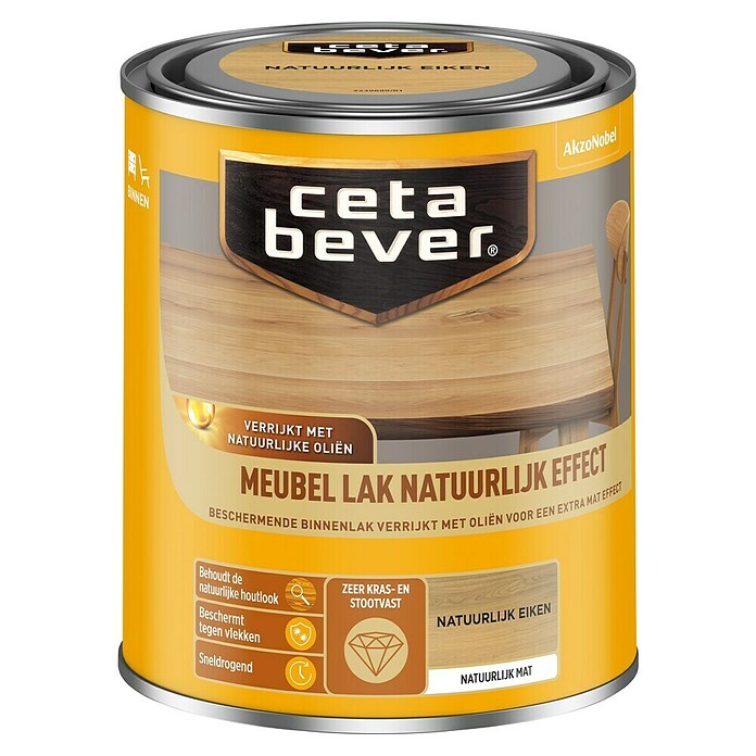 Cetabever Houtlak voor meubels (Natuur Eiken, 750 ml) | BAUHAUS