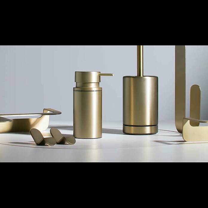 Camargue Antwerpen WC-Bürstengarnitur (Edelstahl, Gold) | BAUHAUS