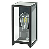 Garza Aplique solar para exterior Becquer (L x An x Al: 12 x 15 x 25 cm, Negro, IP44, 400 lm) | BAUHAUS