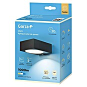 Garza Aplique solar para exterior Onix (L x An x Al: 12,1 x 15,2 x 5 cm, Negro, 1.000 lm) | BAUHAUS