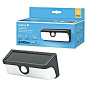 Garza Aplique solar para exterior Andros (L x An x Al: 16,8 x 7,5 x 6,1 cm, Negro, IP54, 600 lm) | BAUHAUS