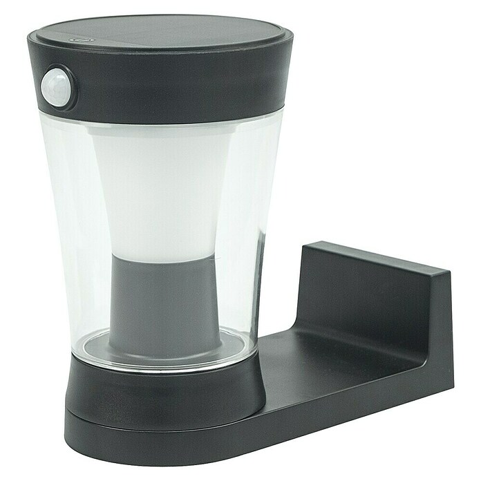 Garza Hércules Aplique solar LED para exterior (Detector de movimiento, 12,2 x 22,3 x 19,4 cm, Blanco neutro, IP54) | BAUHAUS