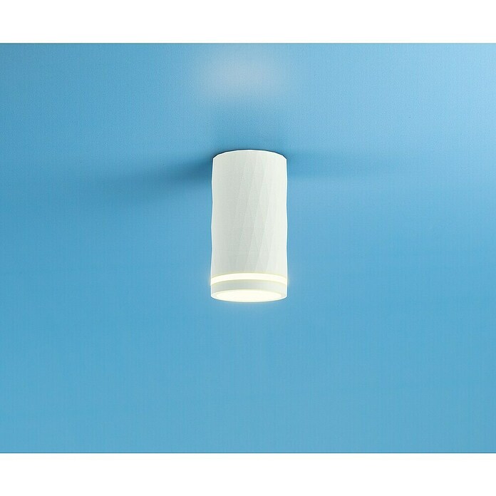 Garza Foco de pared (12 W, L x An x Al: 5,3 x 5,3 x 10,1 cm, Blanco, GU10) | BAUHAUS