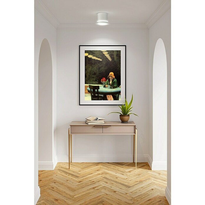 Garza Foco de pared (12 W, L x An x Al: 8,2 x 8,2 x 8,1 cm, Blanco, GU10) | BAUHAUS