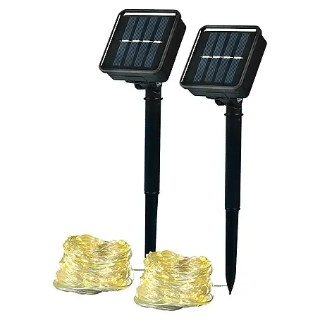 Garza  Lámpara decorativa solar multipunto Cintia 1+1