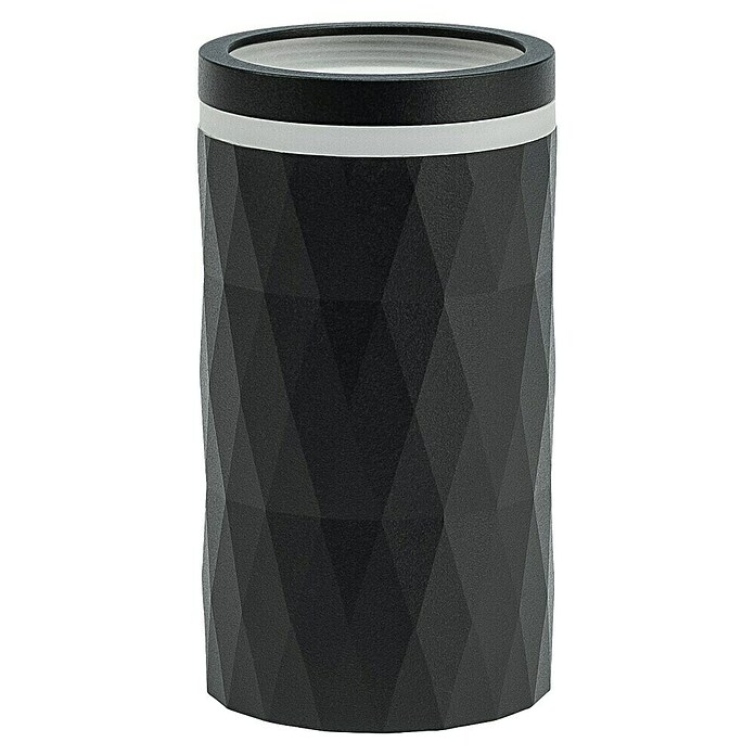 Garza Foco de pared (12 W, L x An x Al: 5,3 x 5,3 x 10,1 cm, Negro, GU10) | BAUHAUS