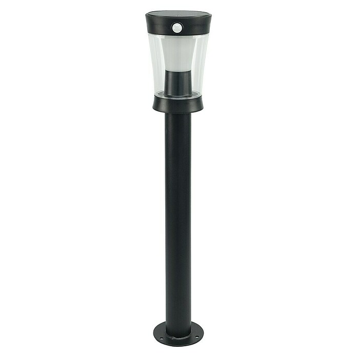 Garza Hércules Poste solar LED (12,2 x 13,1 x 63,1 cm, Negro) | BAUHAUS