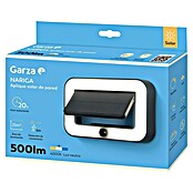 Garza Aplique solar para exterior Nariga (L x An x Al: 23,2 x 15,2 x 5,2 cm, Negro, IP54, 500 lm) | BAUHAUS