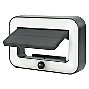 Garza Aplique solar para exterior Nariga (L x An x Al: 23,2 x 15,2 x 5,2 cm, Negro, IP54, 500 lm) | BAUHAUS