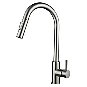Grifo de cocina extraíble Iris U (Inox) | BAUHAUS