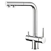 Grifo de cocina extraíble Osmosis (Cromo, Brillante) | BAUHAUS
