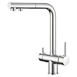 Grifo de cocina extraíble Osmosis (Cromo, Brillante)