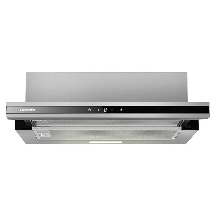 Corberó Campana extensible MAKALU640X (Ancho: 60 cm, Máx. Potencia del ventilador en modo extracción: 372,2 m³/h, Inox) | BAUHAUS
