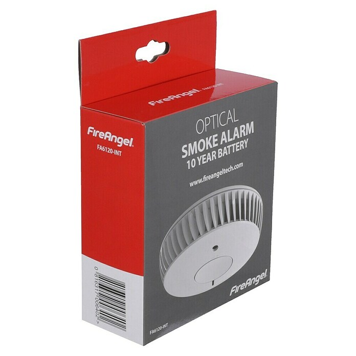 Fireangel Rookmelder FA6120-INT (Diameter: 11,8 cm, Levensduur batterij: 10 jaar, Alarmsignaal: 85 dB) | BAUHAUS