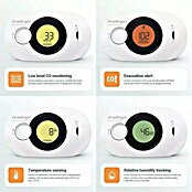 Fireangel Koolmonoxidemelder FA3322 (l x b x h: 129 x 31 x 76 mm, Levensduur batterij: 10 jaar) | BAUHAUS