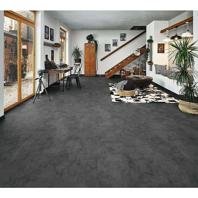 LOGOCLIC Ceramico Laminat Dark Slate  (638 x 330 x 8 mm) | 5141 - Logoclic Ceramico | GCDA - Laminatboden | GCD - Wand Boden Decke Leisten | GC - Wand Boden Decke Leisten | G - Holz/Bauelem | BAUHAUS