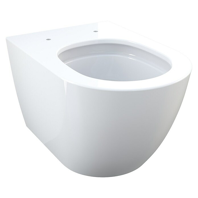Camargue Los Angeles Taza de WC suspendida 2.0 (Sin borde de descarga, Sin esmalte especial, Forma de descarga: Profundo, Salida WC: Horizontal, Blanco) | BAUHAUS