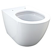 Camargue Los Angeles Taza de WC suspendida 2.0 (Sin borde de descarga, Sin esmalte especial, Forma de descarga: Profundo, Salida WC: Horizontal, Blanco) | BAUHAUS