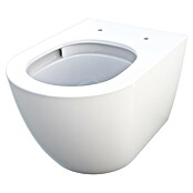 Camargue Los Angeles Taza de WC suspendida 2.0 (Sin borde de descarga, Sin esmalte especial, Forma de descarga: Profundo, Salida WC: Horizontal, Blanco) | BAUHAUS