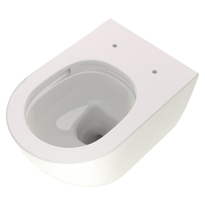 Camargue Los Angeles Taza de WC suspendida 2.0 (Sin borde de descarga, Sin esmalte especial, Forma de descarga: Profundo, Salida WC: Horizontal, Blanco) | BAUHAUS