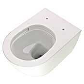 Camargue Los Angeles Taza de WC suspendida 2.0 (Sin borde de descarga, Sin esmalte especial, Forma de descarga: Profundo, Salida WC: Horizontal, Blanco) | BAUHAUS