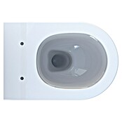 Camargue Los Angeles Taza de WC suspendida 2.0 (Sin borde de descarga, Sin esmalte especial, Forma de descarga: Profundo, Salida WC: Horizontal, Blanco) | BAUHAUS