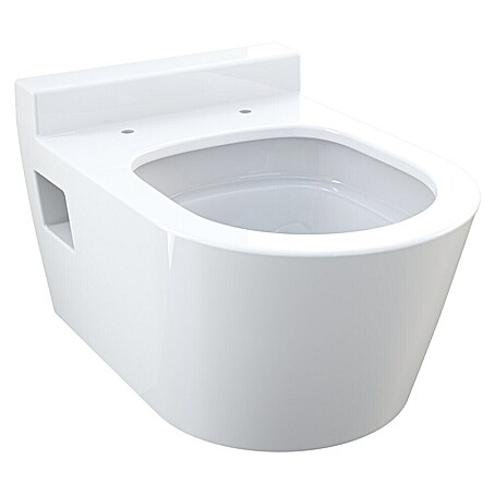Camargue Empire Wand-WC 2.0 (Spülrandlos, Ohne Spezialglasur, Spülform: Tief, WC Abgang: Waagerecht, Weiß)