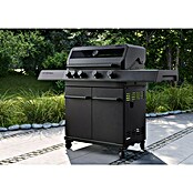 Kingstone KMS Gasgrill Cliff 4500 Beast Black Edition (Grillfläche (B x T): 72 x 45 cm, 14 kW, Anzahl Brenner: 4 Stk.) | BAUHAUS