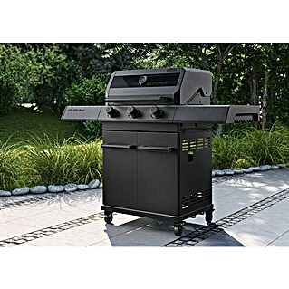 Kingstone KMS Gasgrill Cliff 3000 Beast Black Edition (Grillfläche (B x T): 61 x 45 cm, 10,5 kW, Anzahl Brenner: 3 Stk.)