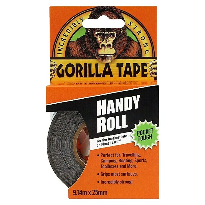 Traka za popravke Gorilla Tape  (9 m x 25 mm, Crna) | BAUHAUS