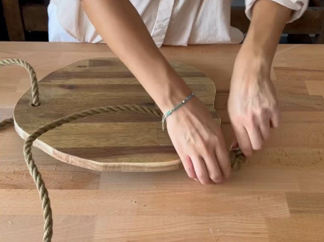 DIY Hängender Nachttisch Schritt 3
