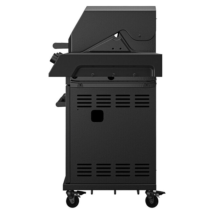 Kingstone KMS Gasbarbecue Cliff 3000 Beast Black Edition (Grilloppervlak (B x D): 61 x 45 cm, 10,5 kW, Aantal branders: 3 st.) | BAUHAUS