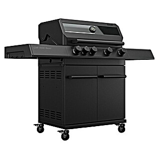 Kingstone KMS Gasbarbecue Cliff 4500 Beast Black Edition (Grilloppervlak (B x D): 72 x 45 cm, 14 kW, Aantal branders: 4 st.)