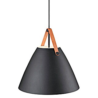Nordlux Strap Lámpara colgante redonda (60 W, Ø x Al: 48 x 48 cm, Negro, E27)
