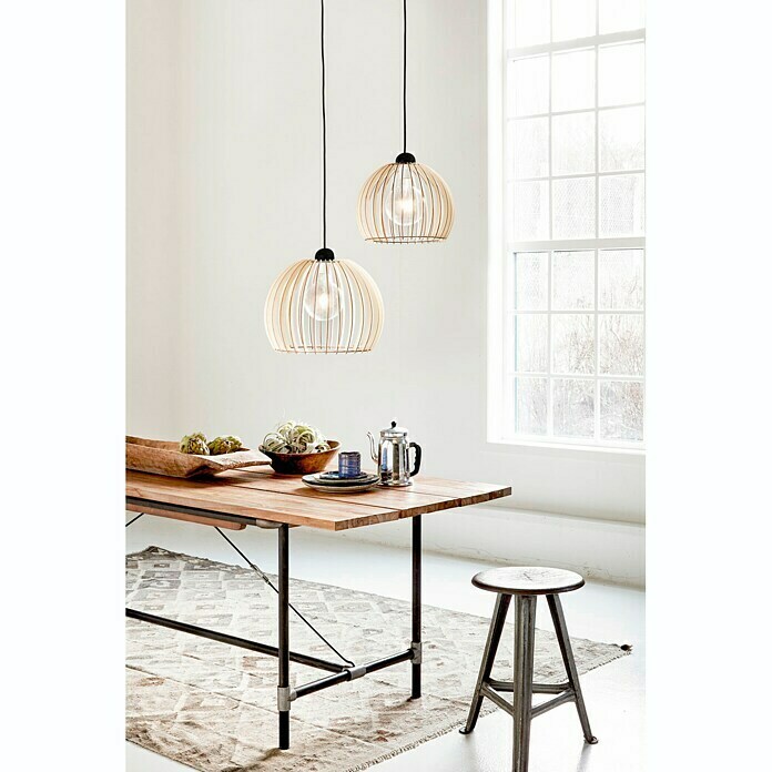 Nordlux Pendellamp, rond (60 W, Naturel, Ø x h: 30 x 250 cm)