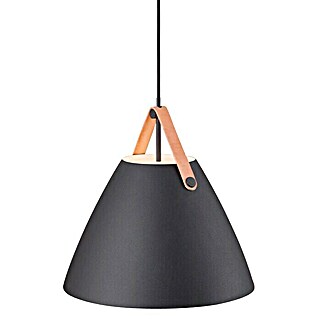 Nordlux Strap Lámpara colgante redonda (60 W, Ø x Al: 36 x 37 cm, Negro, E27)
