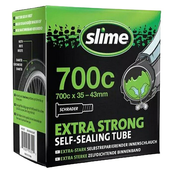 Slime Unutarnja guma za bicikl 700c  (Dimenzije: 700 x 35 - 43 mm, Autoventil) | BAUHAUS