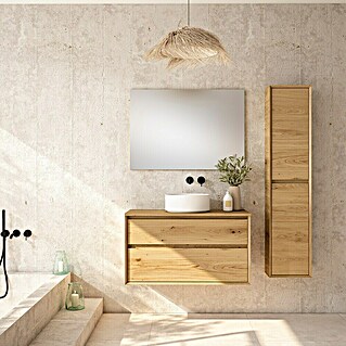 Armario colgante de baño Inglet (L x An x Al: 25 x 35 x 160 cm, Roble garriga)