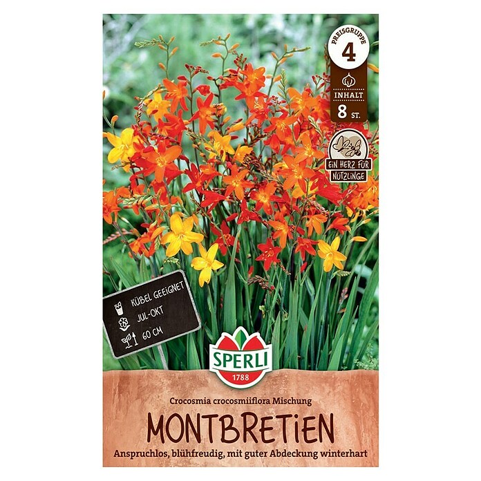 Sperli Blumenzwiebeln Montbretie kleinblumiger Mix (Crocosmia crocosmiiflora, Mehrfarbig) | BAUHAUS
