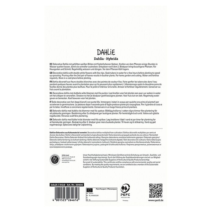 Sperli Bloembollen (Dahlia, Wit) | BAUHAUS