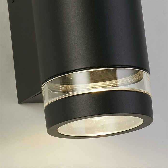 Searchlight Led-wandlamp voor buiten Austin Black (Zwart, IP44) | BAUHAUS