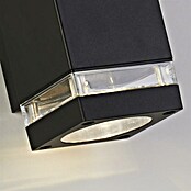 Searchlight Led-wandlamp voor buiten Houston Black (Zwart, IP44) | BAUHAUS