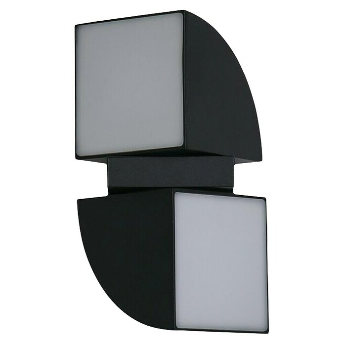 Searchlight Led-wandlamp voor buiten Dakota (8 W, 12 x 12 x 20,5 cm, Zwart, IP44) | BAUHAUS